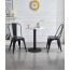 Bộ bàn ghế cafe decor ghế sắt bàn tròn 197