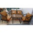 Bộ bàn ghế sofa sắt nệm cho quán cafe 114
