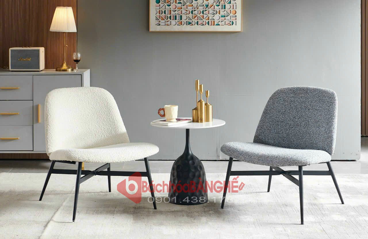 Ghế sofa đơn vải sherpa thư giãn đọc sách tiếp khách GM04