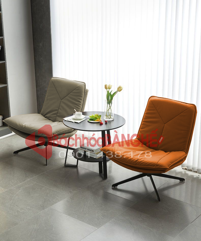 Ghế da thư giãn đọc sách tiếp khách GM10